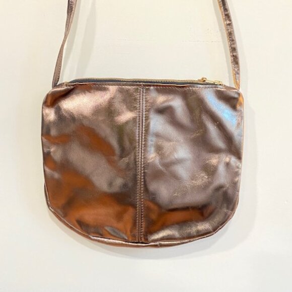 C.A.S. Handmade Metallic crossbody bag - Picture 1 of 3